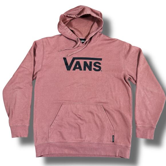 VANS Off The Wall Other - Vans Classic Pullover Hoodie Men's L Hooded Fleece Sweatshirt Sleepy Rose